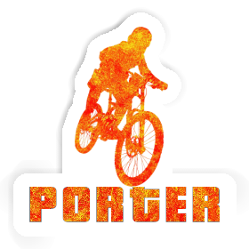 Porter Sticker Freeride Biker Image