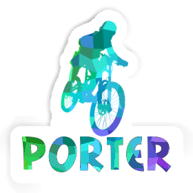 Sticker Porter Freeride Biker Image