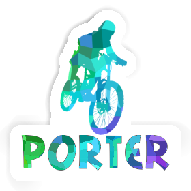 Autocollant Freeride Biker Porter Image