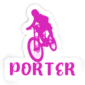 Sticker Porter Freeride Biker Image