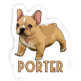 Sticker Porter Frenchie Image
