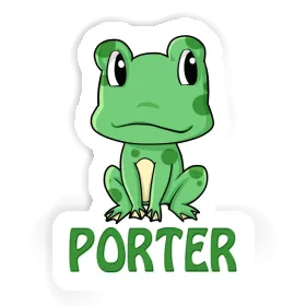 Grenouille Autocollant Porter Image