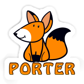 Aufkleber Fuchs Porter Image