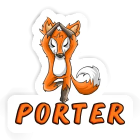 Sticker Yoga Fuchs Porter Image