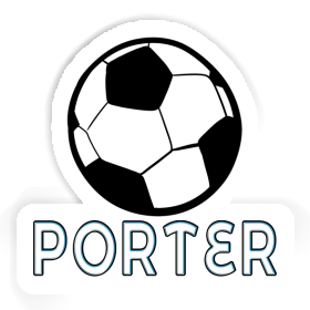 Sticker Football Porter Image