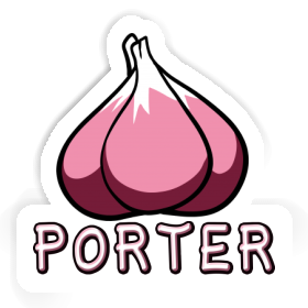 Sticker Garlic clove Porter Image