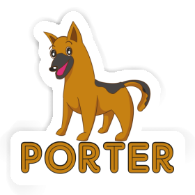 Porter Sticker German Shepherd Image