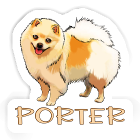 Sticker Porter German Spitz Image