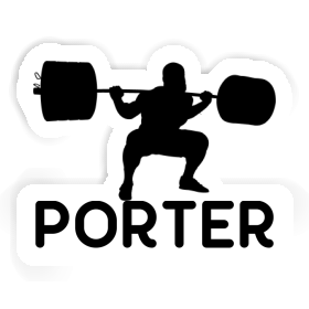 Sticker Porter Weightlifter Image