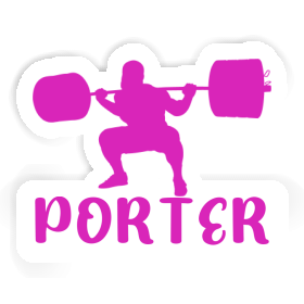 Sticker Porter Weightlifter Image