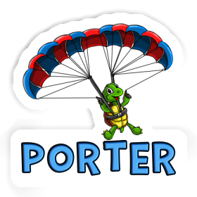 Porter Autocollant Pilote de parapente Image