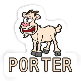 Porter Sticker Goat Image