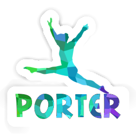 Sticker Porter Gymnast Image