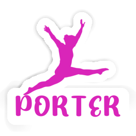 Sticker Gymnast Porter Image