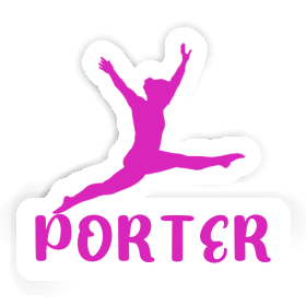 Autocollant Gymnaste Porter Image