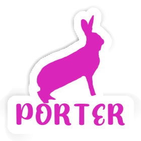 Autocollant Lapin Porter Image