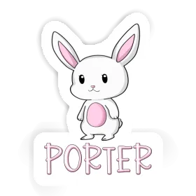 Porter Sticker Kaninchen Image