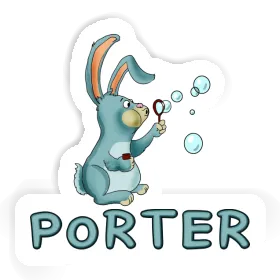 Autocollant Lapin Porter Image