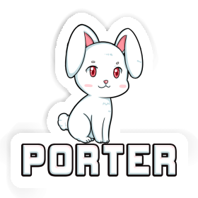 Autocollant Lapin Porter Image