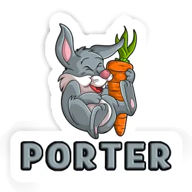 Easter bunny Sticker Porter Image