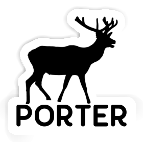 Cerf Autocollant Porter Image