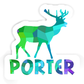 Porter Autocollant Cerf Image