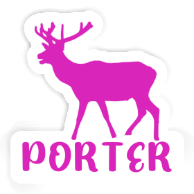 Deer Sticker Porter Image