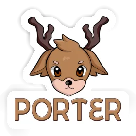 Sticker Hirsch Porter Image