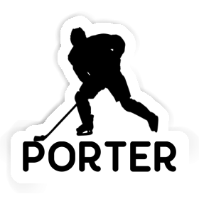 Sticker Eishockeyspieler Porter Image