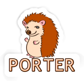 Porter Sticker Hedgehog Image