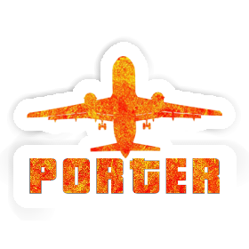 Sticker Porter Jumbo-Jet Image