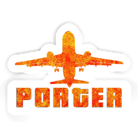 Porter Sticker Jumbo-Jet Image