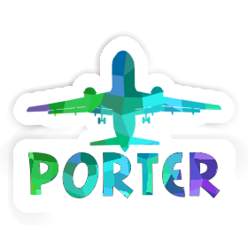 Sticker Porter Jumbo-Jet Image