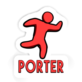 Porter Aufkleber Jogger Image