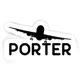 Autocollant Porter Avion Image