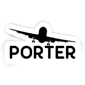 Sticker Airplane Porter Image