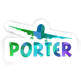 Airplane Sticker Porter Image