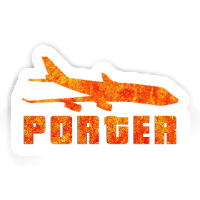 Sticker Jumbo-Jet Porter Image