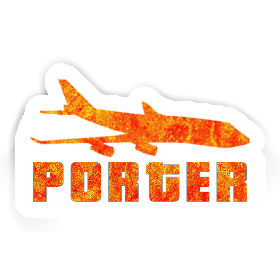 Porter Sticker Jumbo-Jet Image