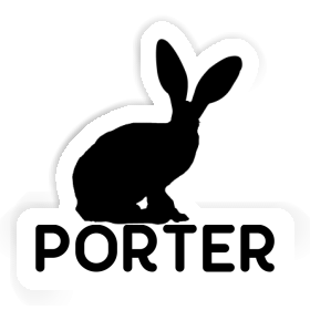 Sticker Rabbit Porter Image