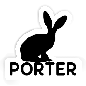 Porter Autocollant Lapin Image