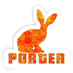 Aufkleber Porter Hase Image