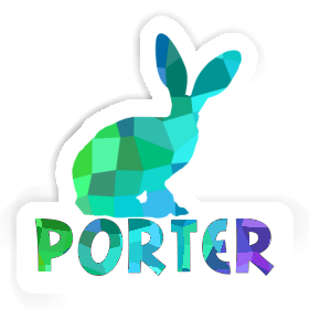 Sticker Rabbit Porter Image