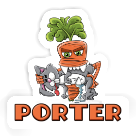 Sticker Porter Monster-Karotte Image