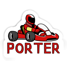 Kart Driver Sticker Porter Image