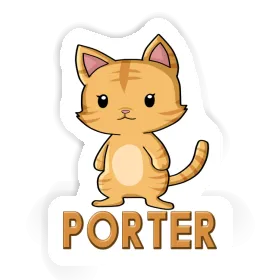 Aufkleber Porter Katze Image