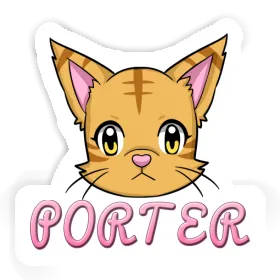 Cat Sticker Porter Image