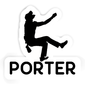 Porter Sticker Kletterer Image