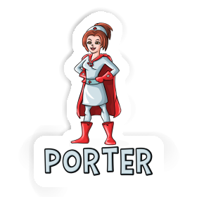 Sticker Nurse Porter Image