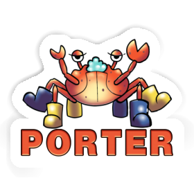 Sticker Porter Crab Image